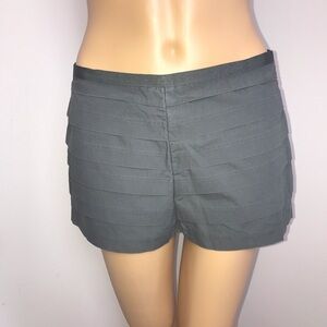 J. Crew Gray Ruffle Dress Shorts – Size 0